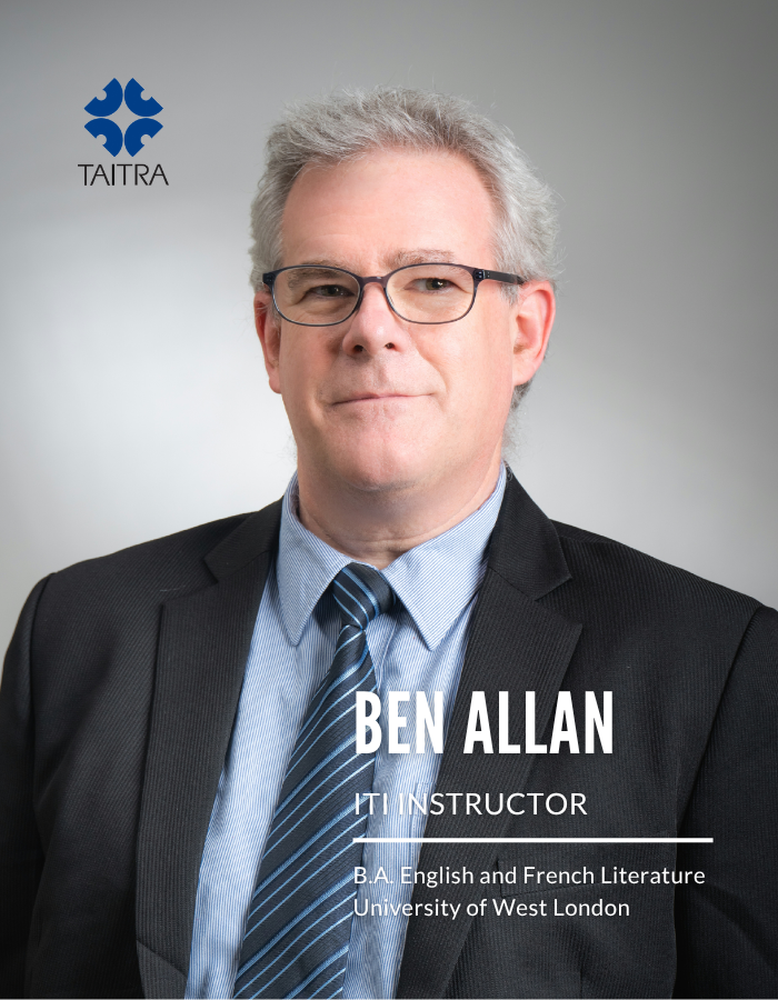 ITI講師-Ben Allan ITI講師-Ben Allan